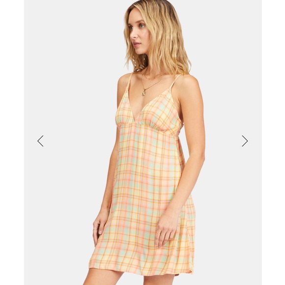 NWT Billabong Just Add Sun Mini Slip Dress - Picture 4 of 9